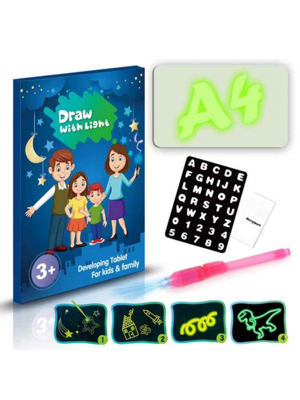 Draw & Developer with light-لوح الرسم المضئ